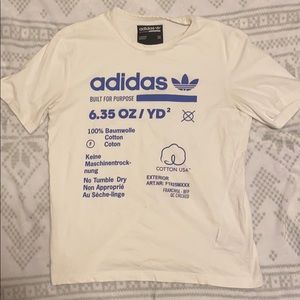 White Adidad Built For Purpose T-Shirt